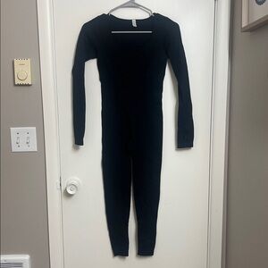 Black Long Sleeve Jumpsuit